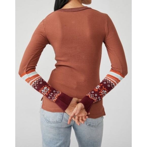 Free People Mikah Layering Thermal Cuff Autumn Combo size Small - Picture 4 of 6